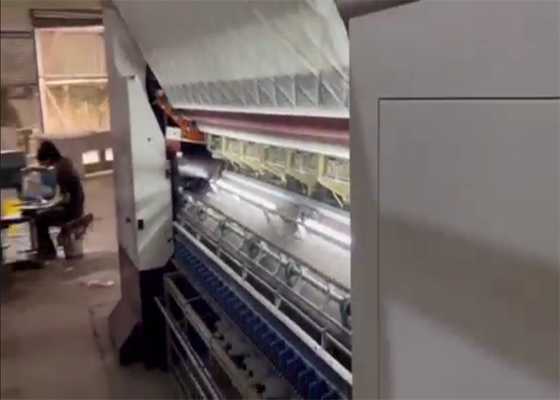 2.45m Yorgan için Bilgisayar Zincir Dikiş Kapitone Makinesi 1500RPM