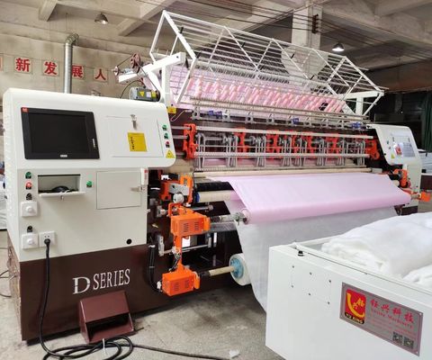 Servo Motorlu 320cm Industiral Çok İğneli Kapitone Makinası