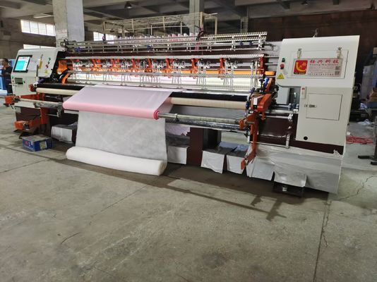 Kenar Kesme Cihazı ile 82 İnç Battaniye Yorgan Yapma Makinesi