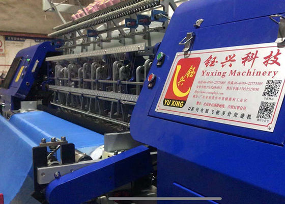 Endüstriyel Yorgan Makinesi Yorganlar/Yorganlar Üretiyor Beyaz Ve Mavi MAX 240m/h