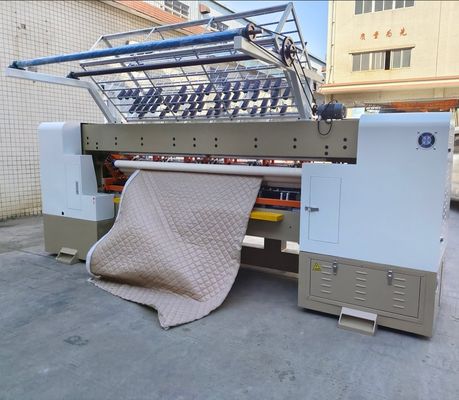 380V 3 Fazlı Bilgisayarlı Yatak Örtüleri Mekik Kapitone Makinası