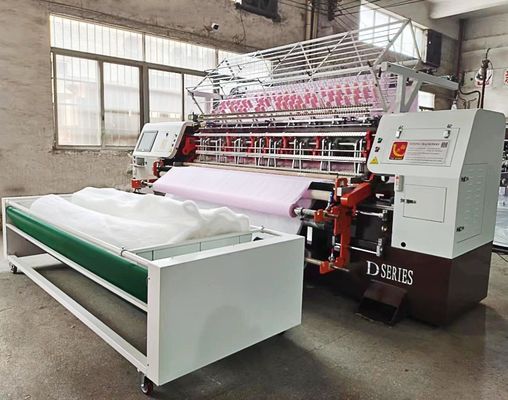 Otomatik yağlama ile 60 inçli 1200 RPM'lik bilgisayarlı battaniye makinesi