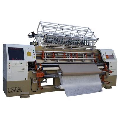 Yatak örtüsü üretimi için 1000 rpm Hızlı Çok iğneli Otomatik Quilting Makinesi