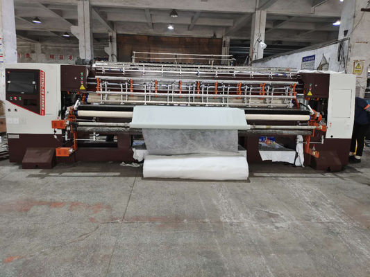 Yatak ürünleri için 128 inç çok iğneli battaniye ekipmanları 1400 rpm hızla
