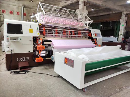 Yorgan için 96'' Endüstriyel Çok İğneli Mekik Kapitone Makinesi