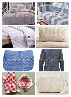 Yatak örtüsü üretimi için 1000 rpm Hızlı Çok iğneli Otomatik Quilting Makinesi