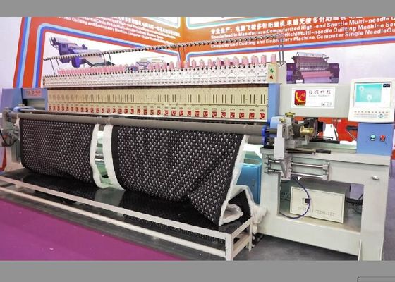 Çantalar için 320CM Çok Kafa Kapitone Nakış Makinesi 160CM 210CM 240CM 280CM