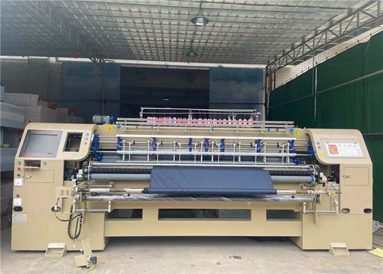 1000 rpm 2 sıra Bilgisayarlı Çok iğneli giyim örtme makinesi