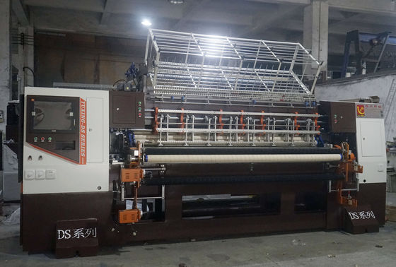 210cm Genişlik Bilgisayar Multi Needle Quilting Machine Kilitlenmiş dikiş tipi Pijama için